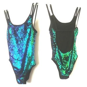 Sequin Mermaid one piece Halloween